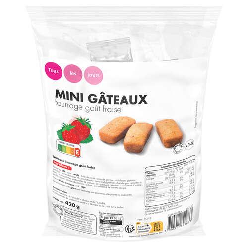 MINI GATEAU F.FRAISEX14 420G